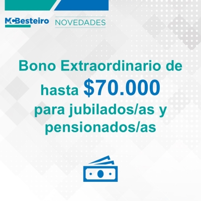 Diciembre 2024: Nuevo Bono Extraordinario Previsional