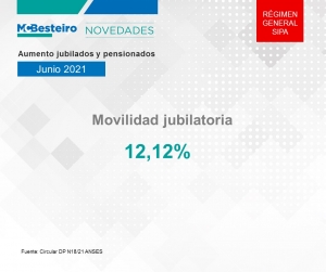NUEVOS AUMENTOS PARA JUBILACIONES Y PENSIONES