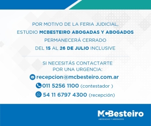 IMPORTANTE: FERIA JUDICIAL